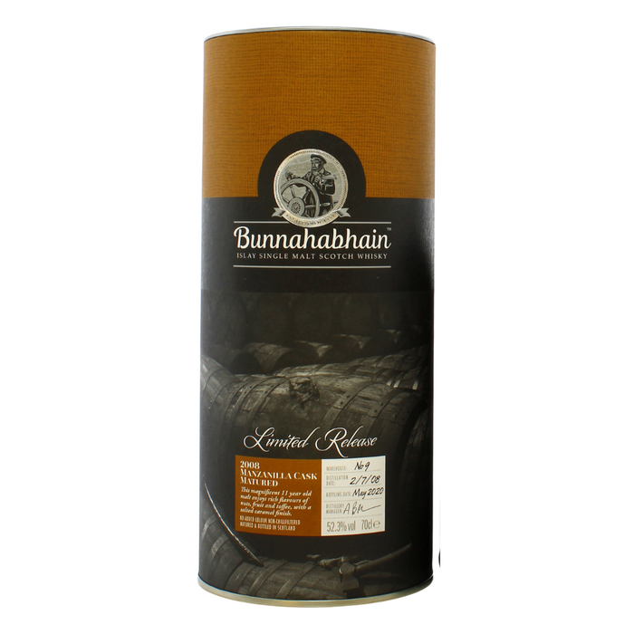 Bunnahabhain 2008 Manzanilla Cask Limited Release Scotch Whisky 11 Years