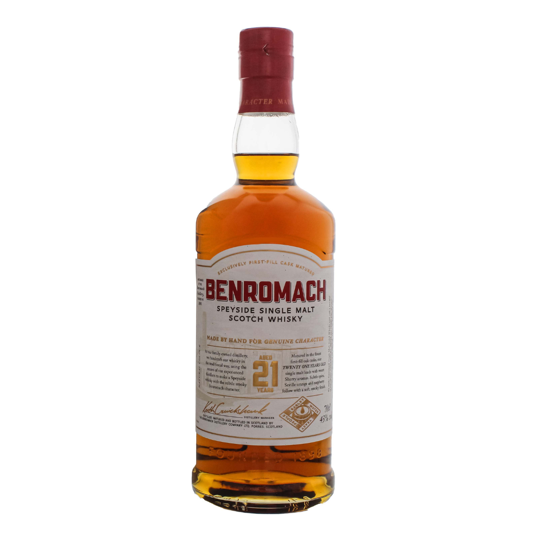 Benromach 21 Year Speyside Single Malt Scotch Whiskey - Whiskey - Dons