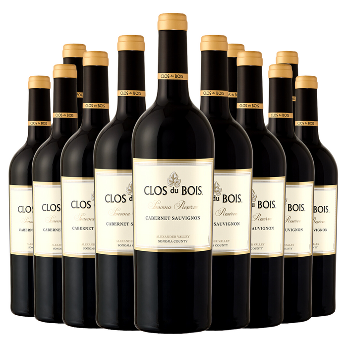 Clos du Bois 2019 Sonoma Reserve Cabernet Sauvignon Wine 750ml 12 Bottle Case