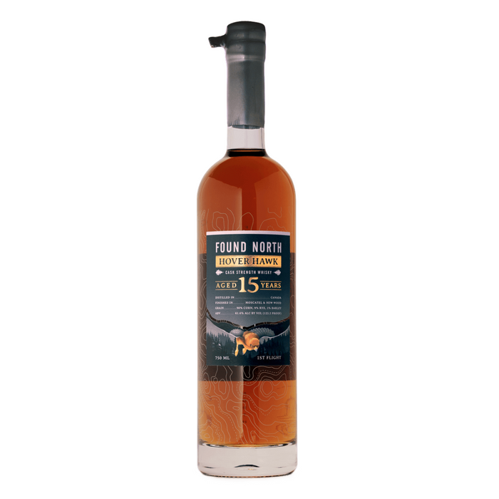 Found North Hover Hawk 15 Year Old Cask Strength Whisky 750ml