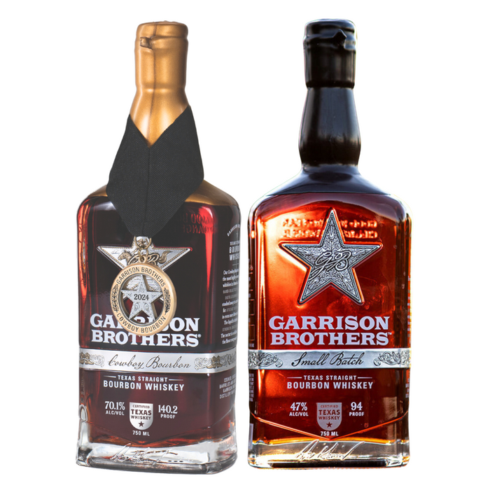 Garrison Brothers Cowboy Bourbon 2024 10th Anniversary Whiskey 750ml 2 Bottle Combo