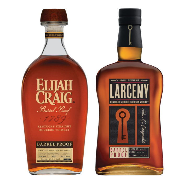 Larceny B524 + Elijah A124 Barrel Proof 2 Bottle Combo 750ml