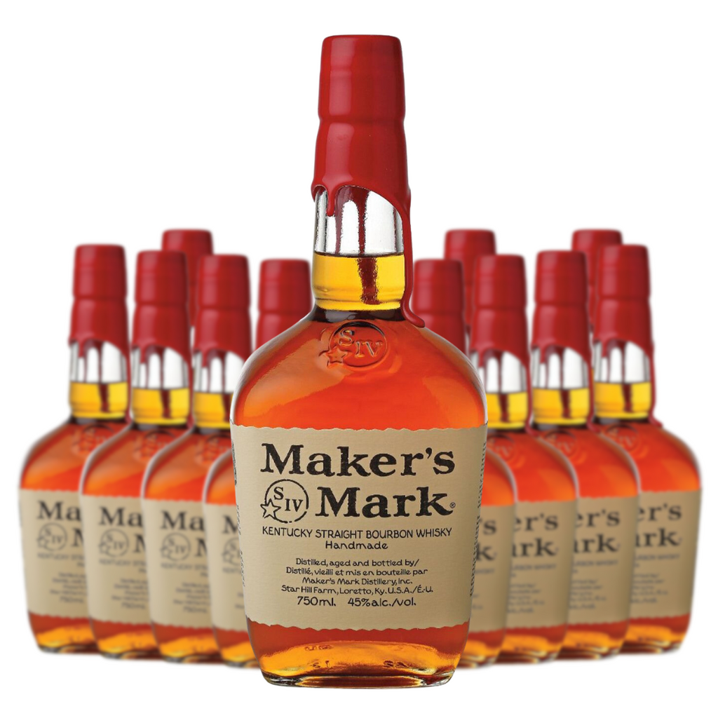 Wine Liquors Liquors & Whiskey Wine Bottle Maker\'s — - 12 Case Mark & Whisky Bourbon Dons Don\'s -