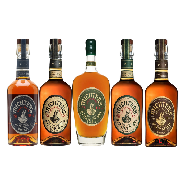 Michter's 10 Year Single Barrel Straight Rye Whiskey 5 Bottle Combo