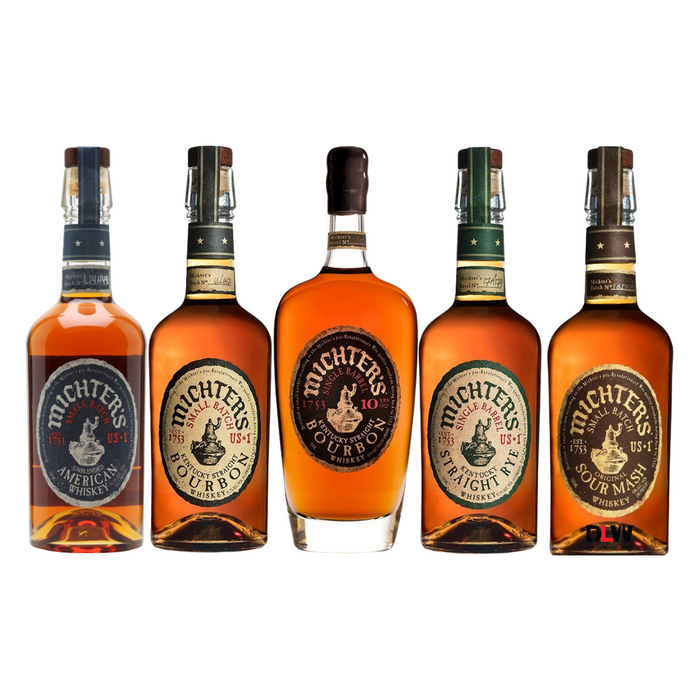 Michter's 10 Year Old Single Barrel Bourbon 5 Bottle Combo