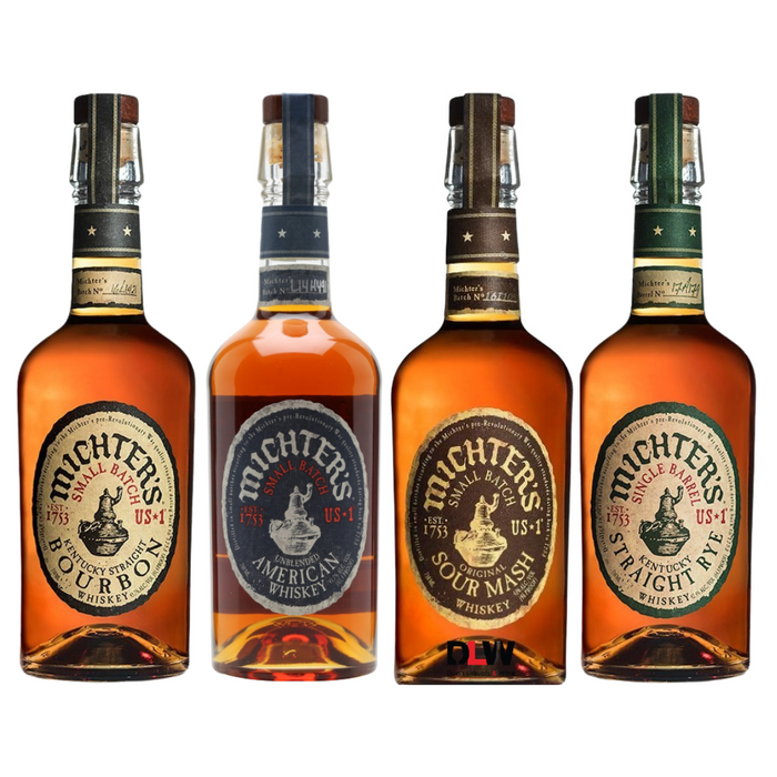 Michter's Bourbon - Rye - Sour - American 4 Bottle Combo