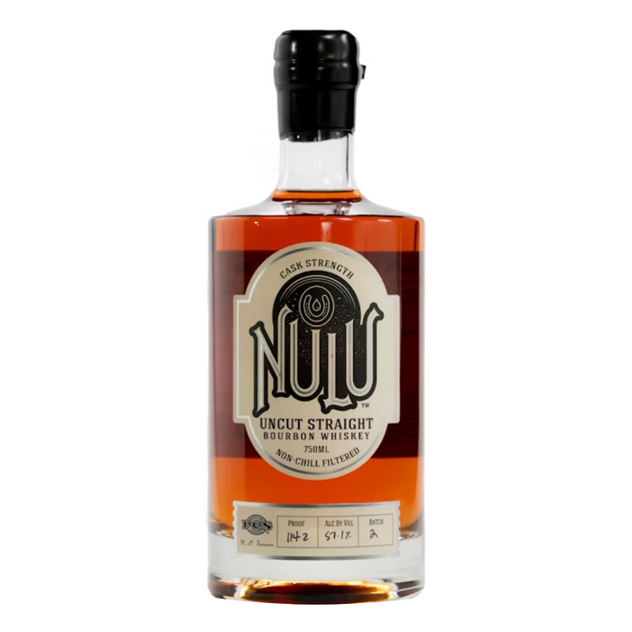 Nulu Cask Strength Uncut Straight Bourbon Whiskey 114.2 Proof Batch #2 750ml