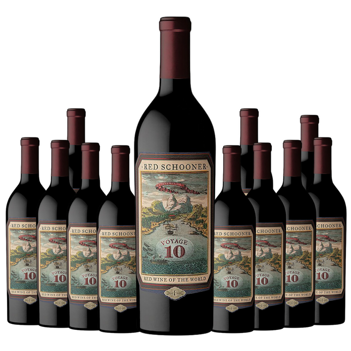 Red Schooner Malbec Red Wine Of The World Voyage 10 Argentina 12 Bottle Case - Free Shipping