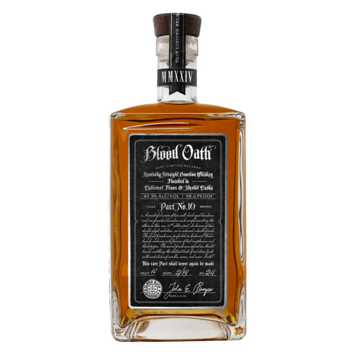 Blood Oath Pact No. 10 Bourbon Whiskey 750ml