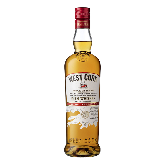 West Cork Bourbon Cask Matured Irish Whiskey 750ml