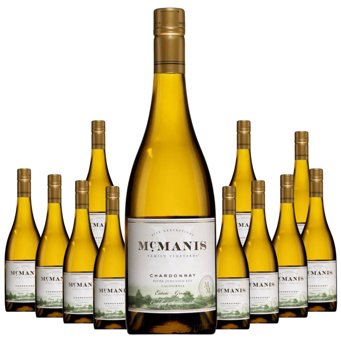 Mcmanis Family Vineyards Chardonnay River Junction 12 Bottle Case