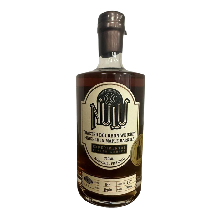 Nulu Experimental Finish Series Bourbon Whiskey Finished in Maple Barrels B879 114 750ml