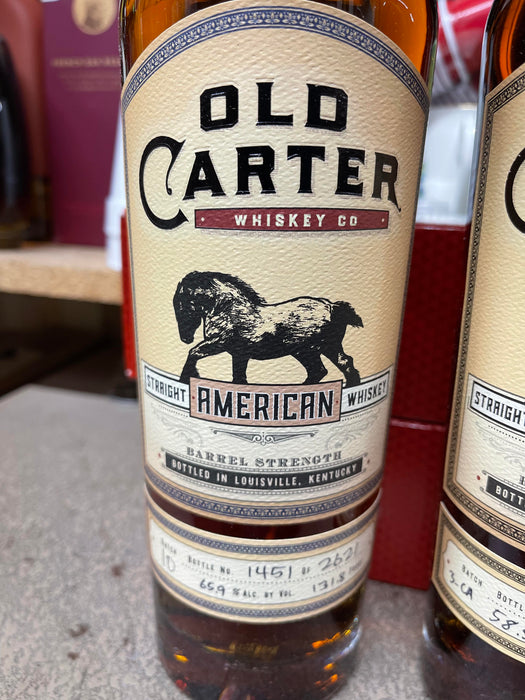 Old Carter Straight American Whiskey - Very Small Batch